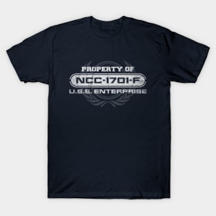 Vinage Property of NCC1701F T-Shirt